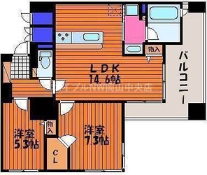 エンヴィーズライフ岡山大雲寺前の物件間取画像